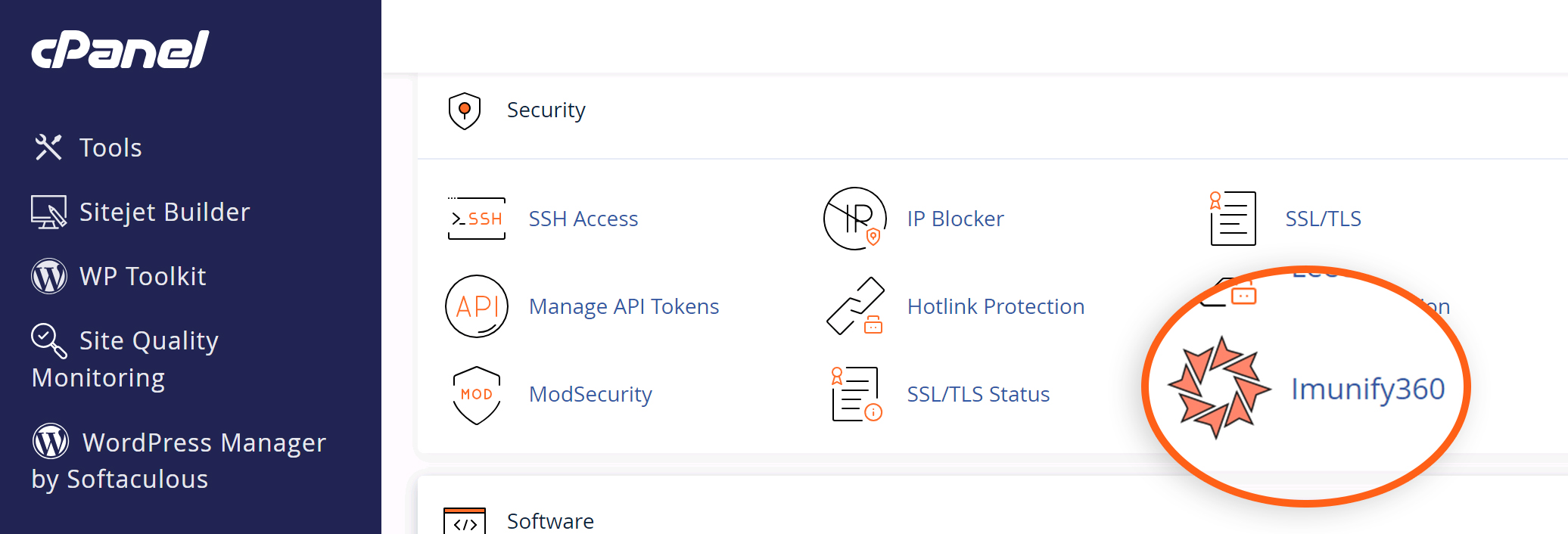 Imunify360 cPanel