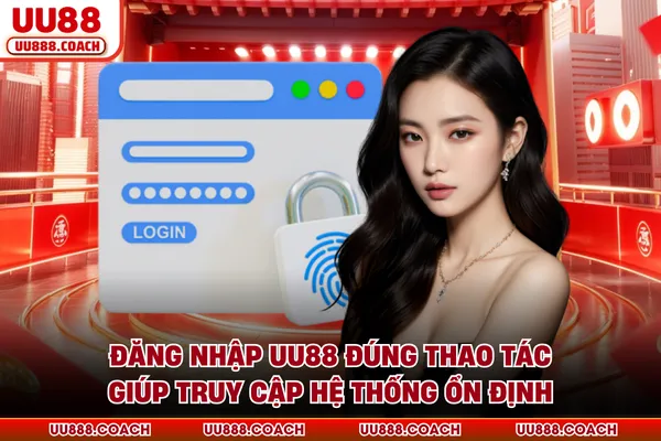 Đăng nhập UU88 đúng thao tác giúp truy cập hệ thống ổn định