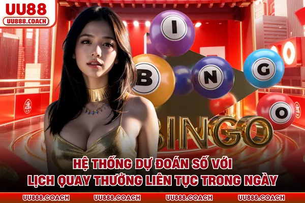Hệ thống dự đoán số với lịch quay thưởng liên tục trong ngày